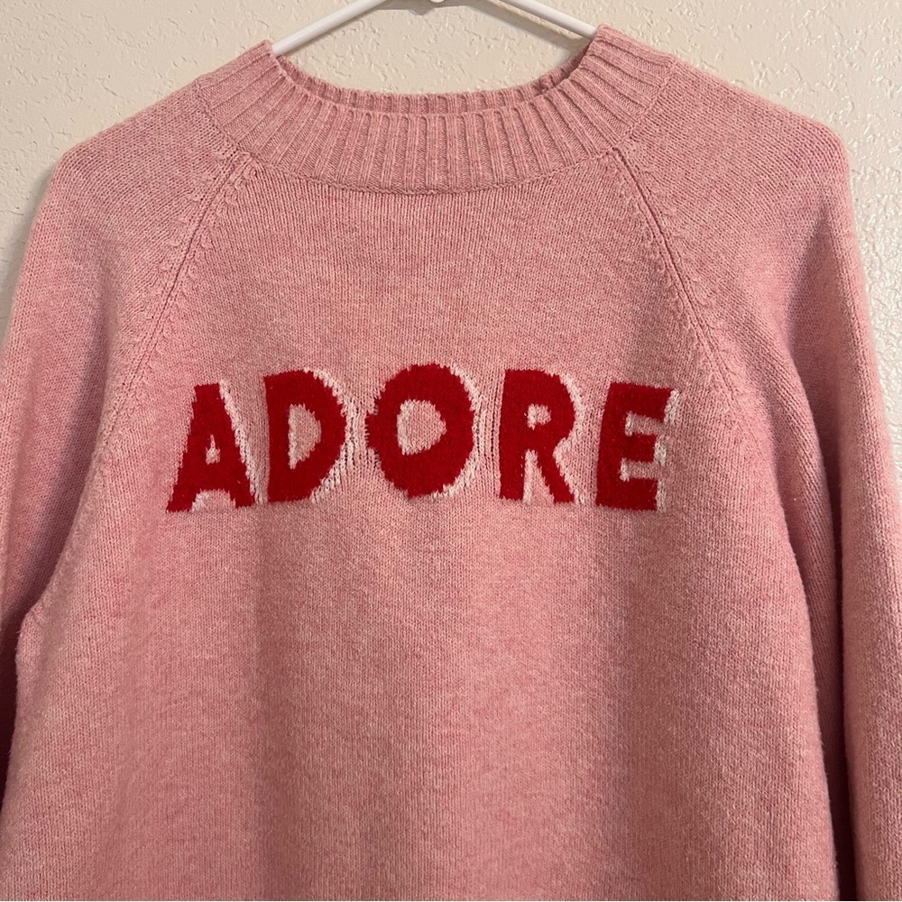 Adore Pink Sweater old navy girly chic boxy pullover soft girl aesthetic - Picture 3 of 9